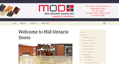 Desktop Screenshot of midontariodoors.com